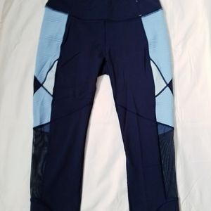 Calia by Carrie Blue Capri Leggings